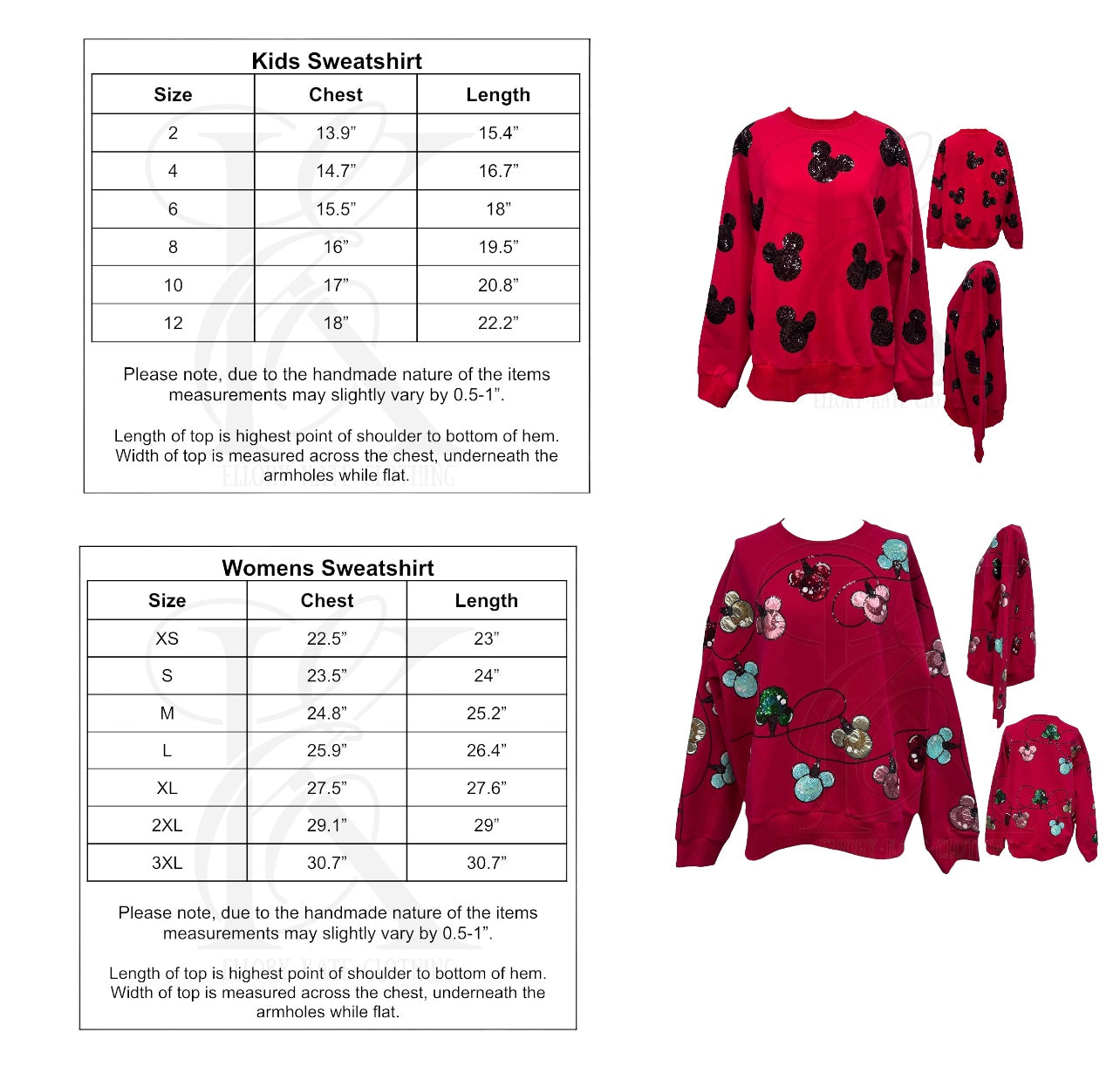 PREORDER - Mouse Sequin - Sweatshirt - Kids