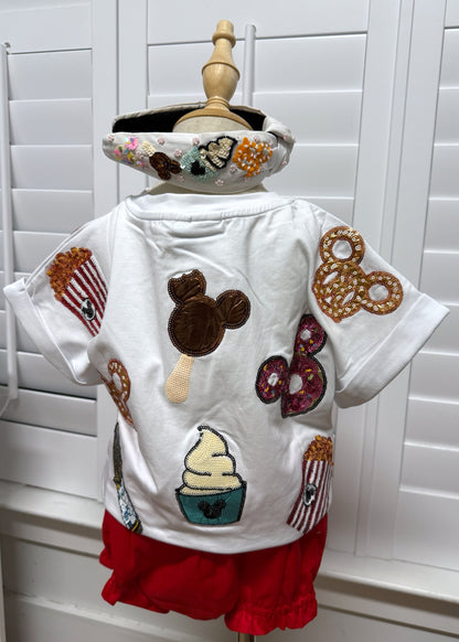 PRESALE - SNACKS Sequin - Tee - Kids
