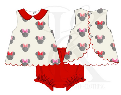 RTS - Bohicket Set - Watercolor Girl Mouse