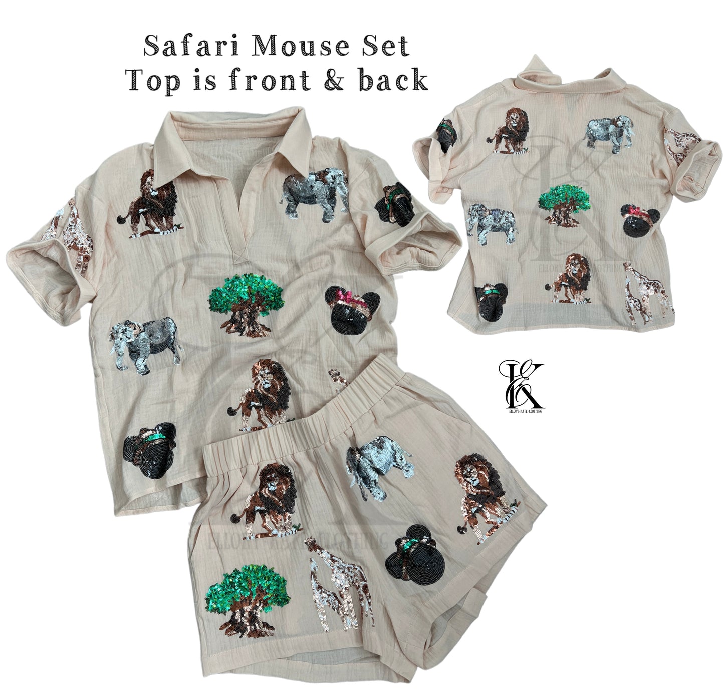 PRESALE - Animal Safari - Linen SHIRT